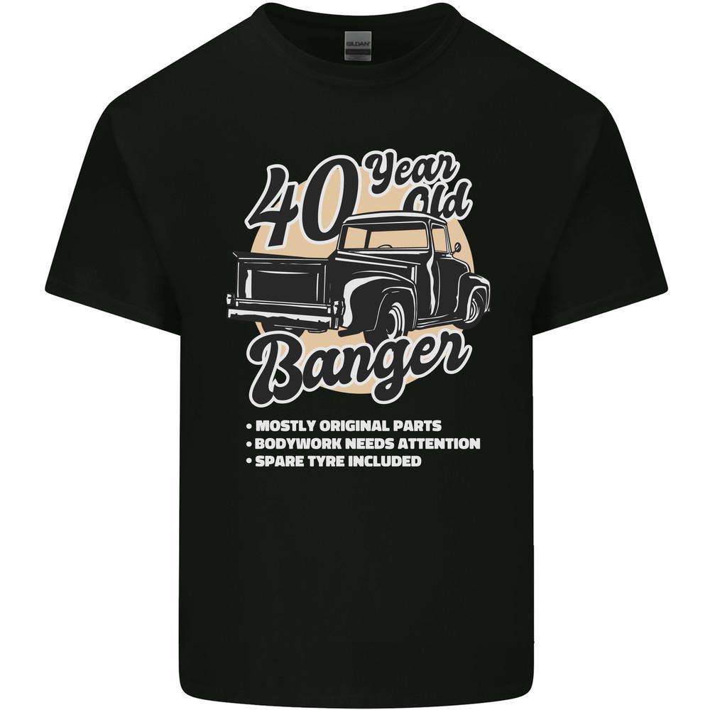 

40 Year Old Banger Birthday 40th Year Old Mens Light Cotton T-Shirt Unisex T-Shirt M