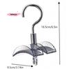 M-1Pc 360° Rotating Bag Hook Multifunctional Bag Scarves Hanger Wardrobe Coat Rack No Drilling Required Home Storage Hangers