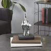 Resin Vertical Middle Finger Craft Sculpture Funny Gesture Statue for Desk and Living Room