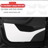 Car Door Anti-Kick Pads For Tesla Model Y Juniper Leather Side Door Panel Protector Anti-Dirty Pad Car Interior Decoration