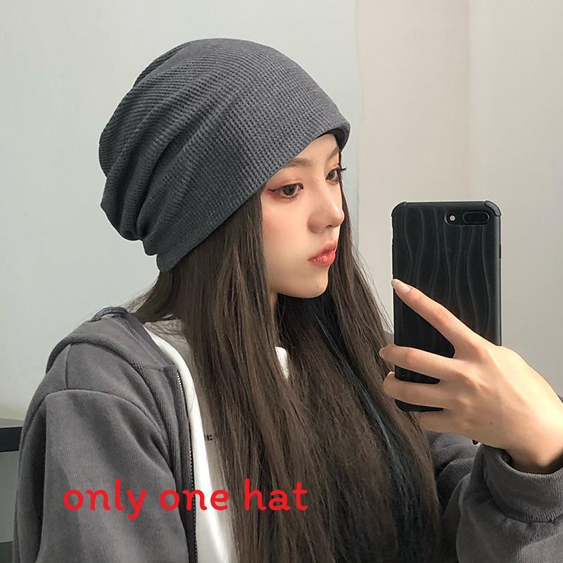 

No Name Knit Beanie Hat For Women Men With Breathable Warmth And Windproof Protection Dark Gray