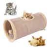 Foldable Pet Cat Tunnel Plush Fabric Cat Toy Chase Hide Tunnel Puppy Kitten Rabbit Hide-and-seek Indoor Toys Pet Supplies