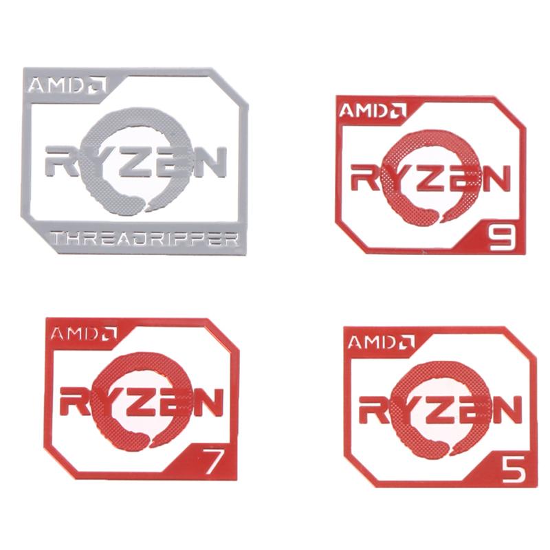 Amd Ruilong Ryzen R9 R7 R5 R3 Vega Metal Sticker Notebook Desktop Logo Sticker