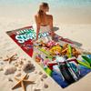 Halloween fantasy comedy adventure cartoon movie Scooby-Doo towel outdoor camping vacation swimming beach towel outdoor absorbent bath towel Y13