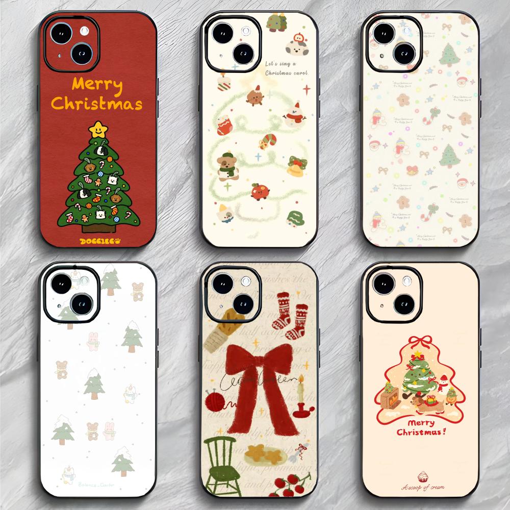 Christmas 1 Cute Holiday Design Art Phone Case Phone Case Soft Packaging Lightweight For iPhone17 16 15 14 13ProMax