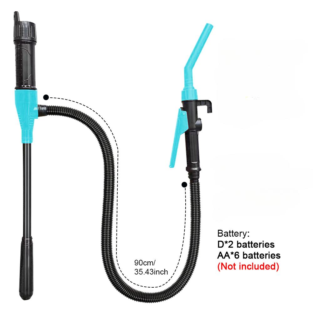 

Электрический масляный насос, сифонный насос для перекачки жидкости, ручной насос, работающий от батареи, инструменты для воды, газа, портативный автомобильный сифон, бензин, топливо синий