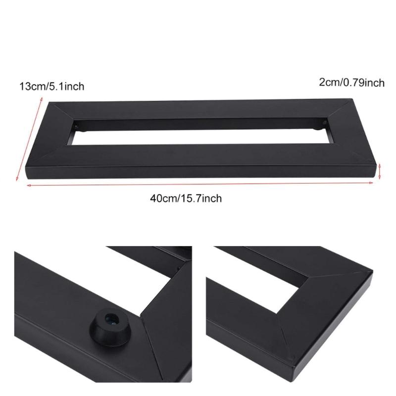 Professional Aluminum Alloy Effect Pedal Organizer Board Light Weight Guitar Pedal Mounting Board For Guitar Effects