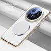 Applicable To Huawei Mate70pro Mobile Phone Case Magnetic Suction Huawei Lens All-inclusive Anti-drop M70 Electroplated Business Leather Case