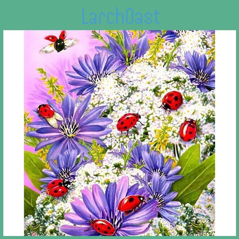 Diy Diamond Painting 5d Full Ladybug Chrysanthemum Cross Stitch Set Diamond Embroidery