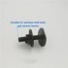 304 Stainless Steel Sink Faucet Hole Cover and Soap Dispenser Decorative Cover for Vegetable Washing Ceramic Basin