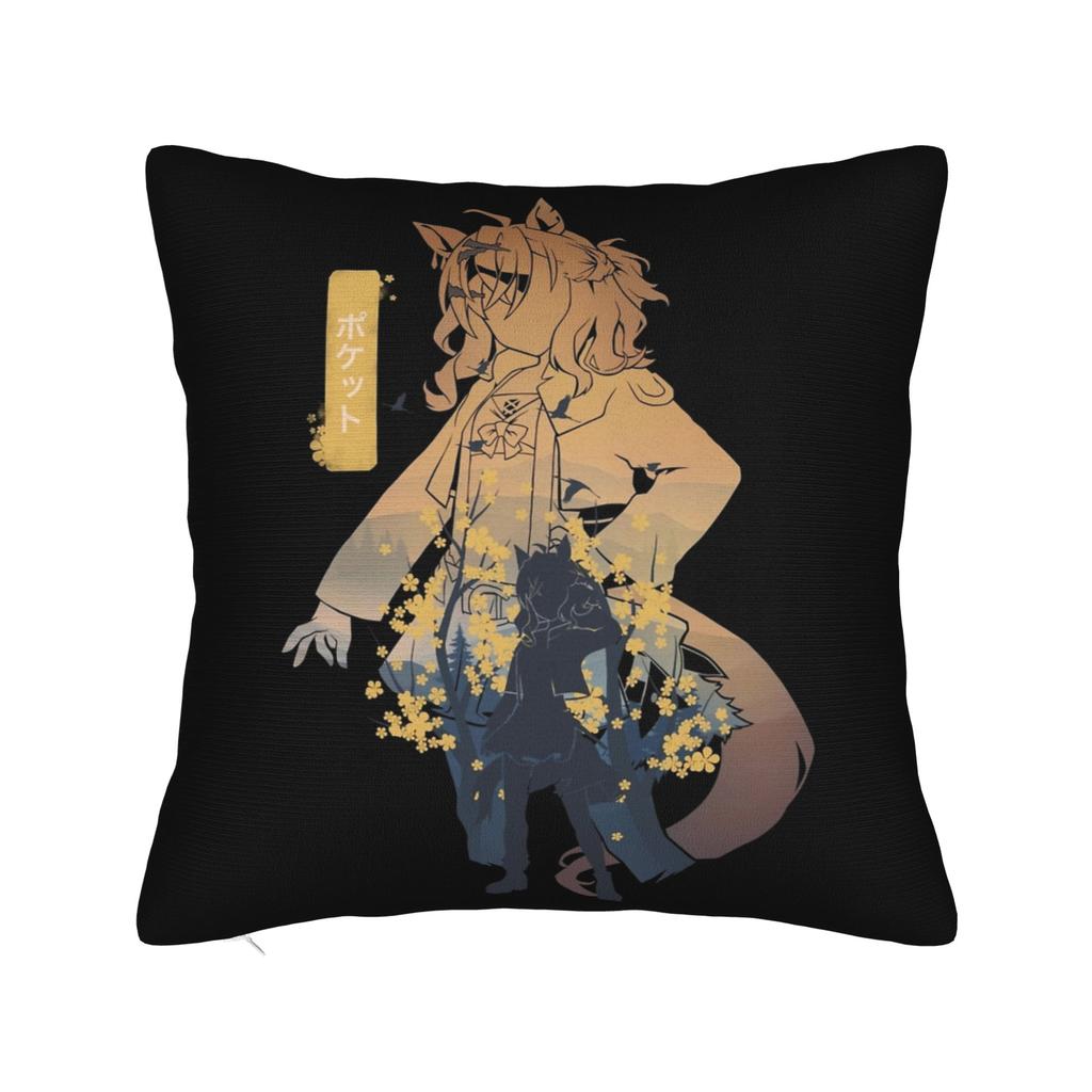 Manhattan Cafe Uma Musume Anime Pillowcase Printing Cushion Cover Gift  Throw Pillow Case Cover Car Zippered