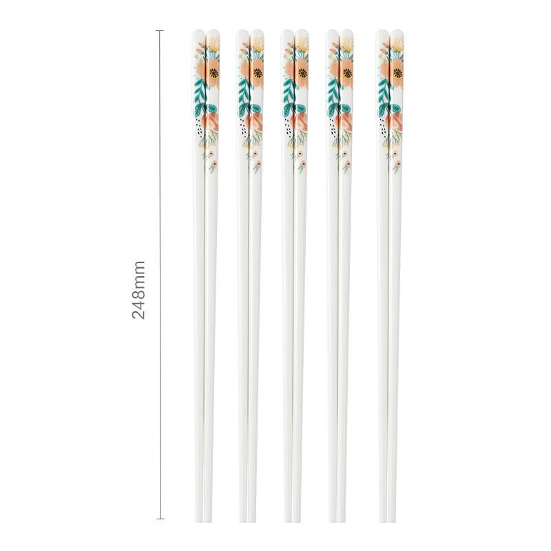

ZISIZ Luxury Ceramic Home Chopsticks