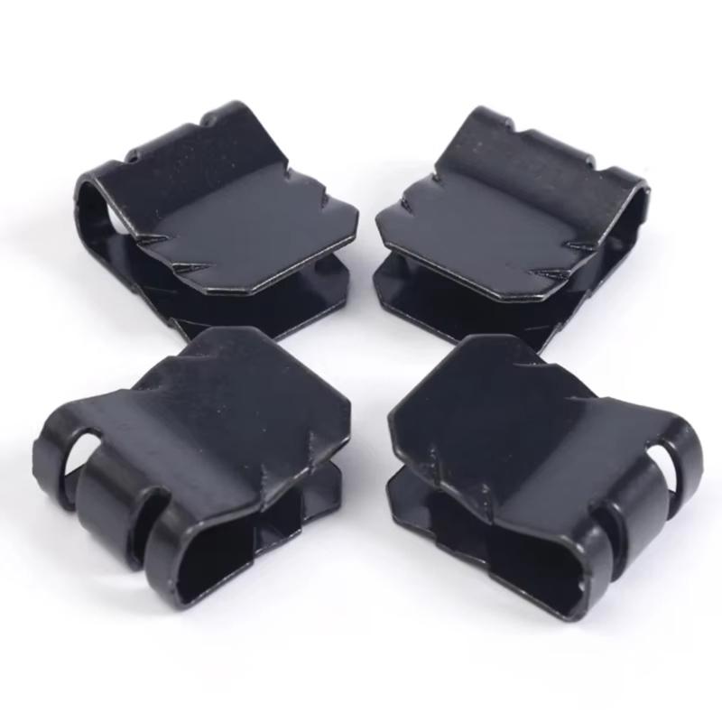 10pcs Automotive Mudguard Fastener Clip Car Mudguard Fixing Clips U Shaped Buckles Clamp Guard Buckles Easy Installation