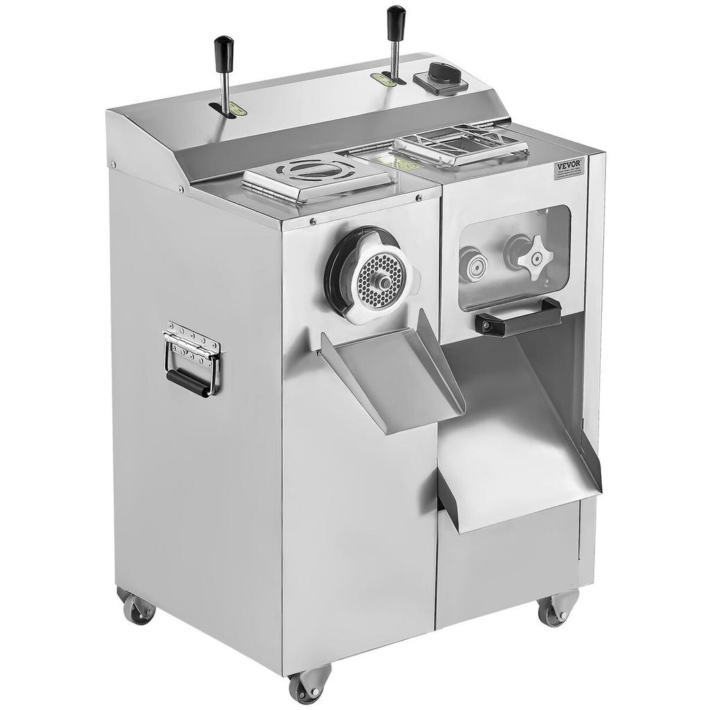 Commercial Electric Meat Grinder Slicer 14 Lbs/Min Sausage Stuffer Maker