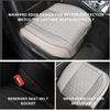 Augeny Car Front Bottom Seat Cover, Leather Auto Front Seat Full Wrap Protection Cushion, Anti-Slip Seat Cover Pad Fit for 95% Vehicles, Universal