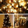 Round LED String Lights: White & Colored Bulbs for Christmas, Holidays, Camping, and More