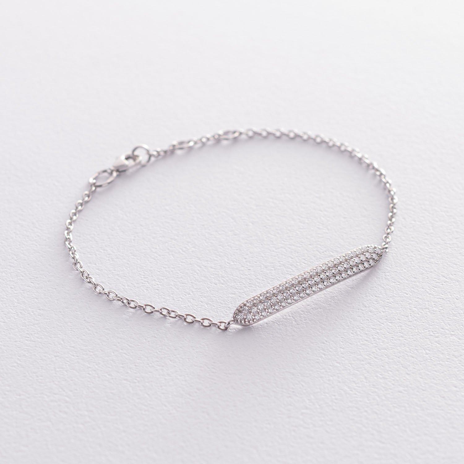 

Срібна каблучка з фіанітами Oniks 19 срібний