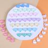 Jelly Heart Patches for DIY Earrings, Hair Accessories, Phone Cases, and Shoe Ornaments