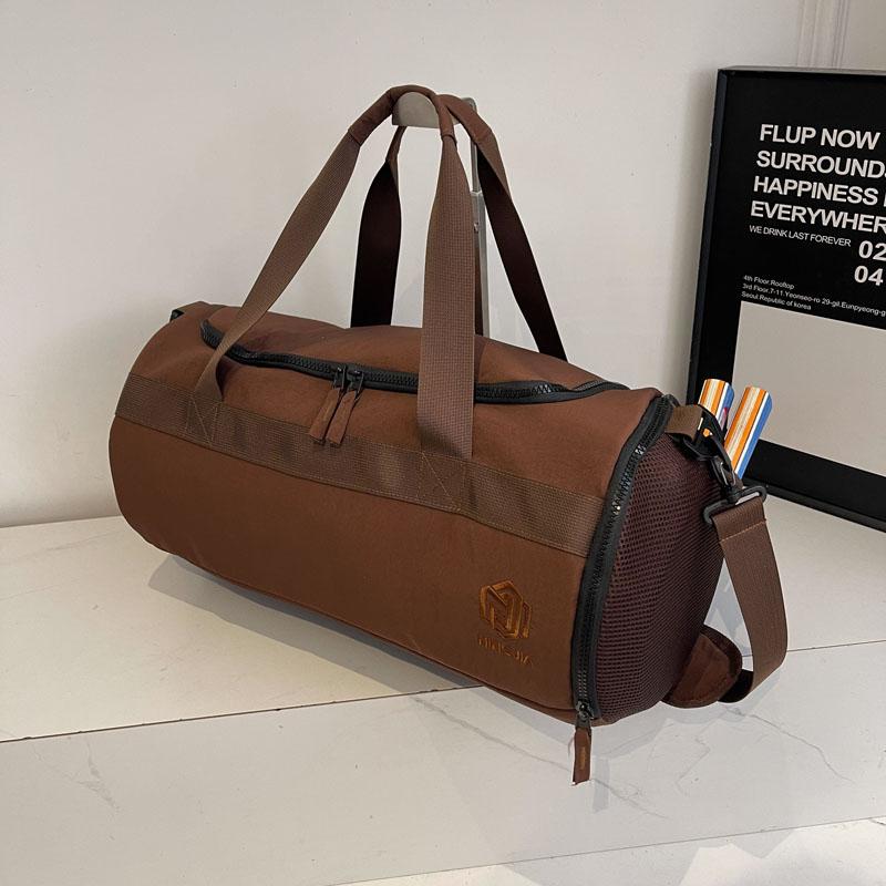 Dry and Wet Separation Large Capacity Gym Bag Swimming Sports Bag Short-Distance Travel Bag with Separation Shoes Bags