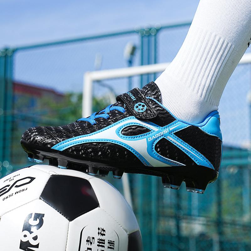 Children Football Shoes Grass Society Indoor Training Original Boys Soccer Shoes Cleats Non Slip Kids Football Field Boots New