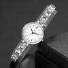 "Women's Analog Watch Bracelet Stylish Silver Alloy Band Fashion Accessory"