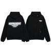 Classic Letter Print Oversized Hooded Sweatshirt Unisex Streetwear Hooded Sweatshirt