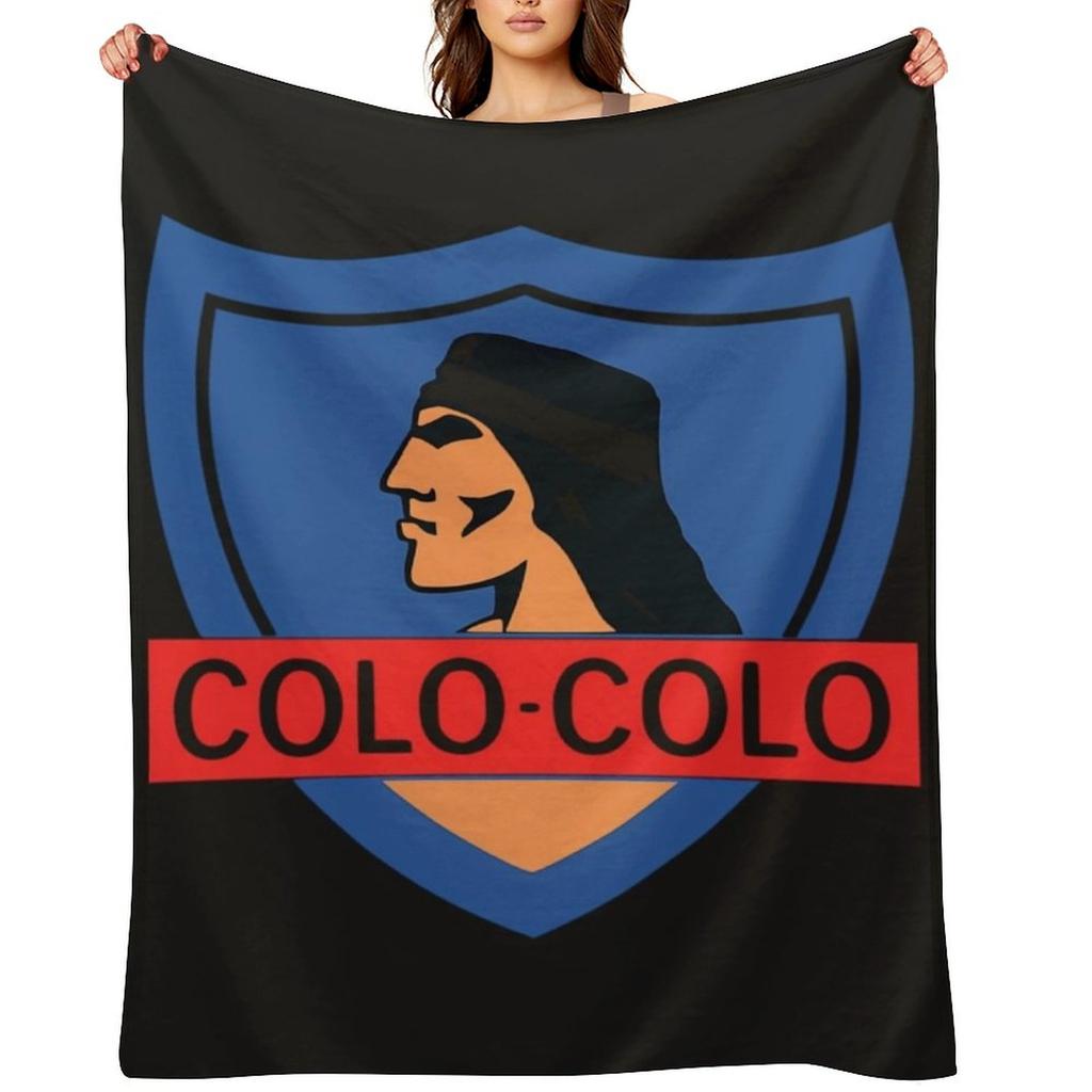 Colo-Colo Logo Classic T-Shirt Throw Blanket Blankets and Throws Soft Plaid Bed Fashionable Hairys Blankets