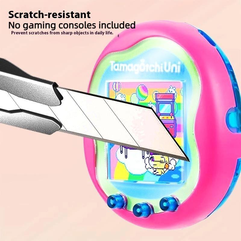 HD Anti-Scratch PET/TPU Screen Guard Protector Film Set For Tamagotchi Game Console Anti-Fingerprint Uni Band Pet Accessories