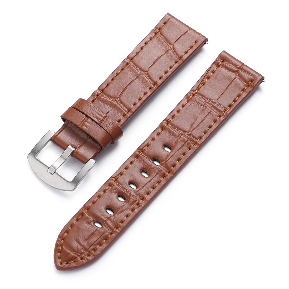 

Кожаный ремешок для часов 18 мм 20 мм 22 мм с узором «бамбуковый узел», универсальная замена, деловой ремешок, черный, коричневый, для мужчин и женщин 18mm