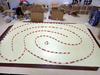 RC Drift Auto Spielzeug Zubehör MINI Rennstrecke Hindernisstrecke Straßenabsperrungen Autobahn Verbindungsstück Stereo Straßensperre Szene Werkzeug