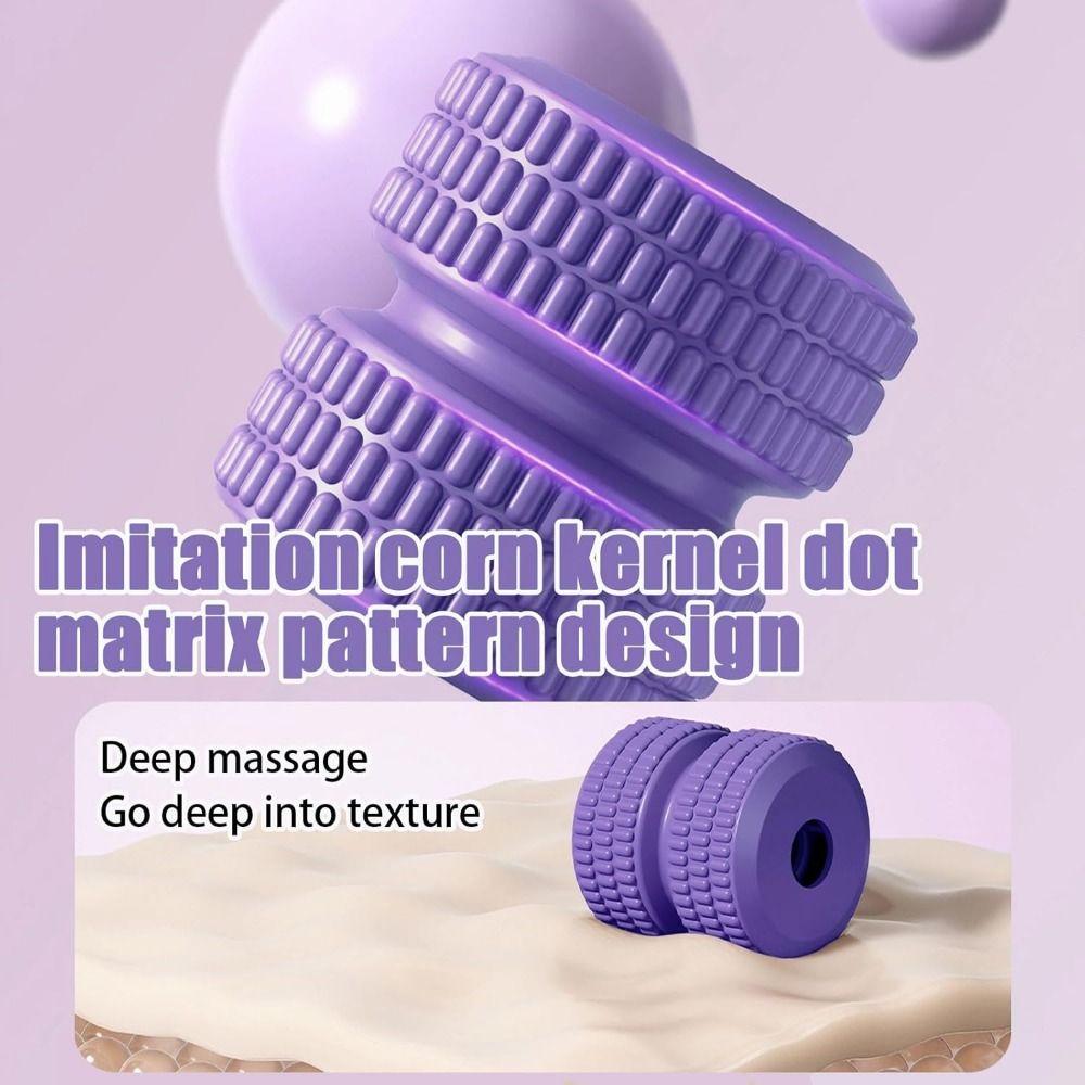 Portable Manual Leg Massager 28 Wheel Manual Muscle Massager Roller Post-Workout