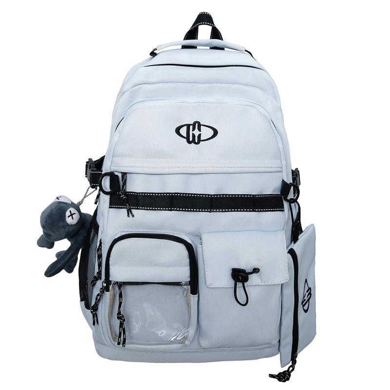 Schoolbag Japanese backpack men's and women's high-end computer commuting schoolbag college student trendy brand fashion large-capacity travel