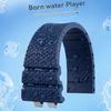 High quality fluororubber watch strap For G-SHOCK Casio 35/50 anniversary small silver block GMW-B5000 series accessories