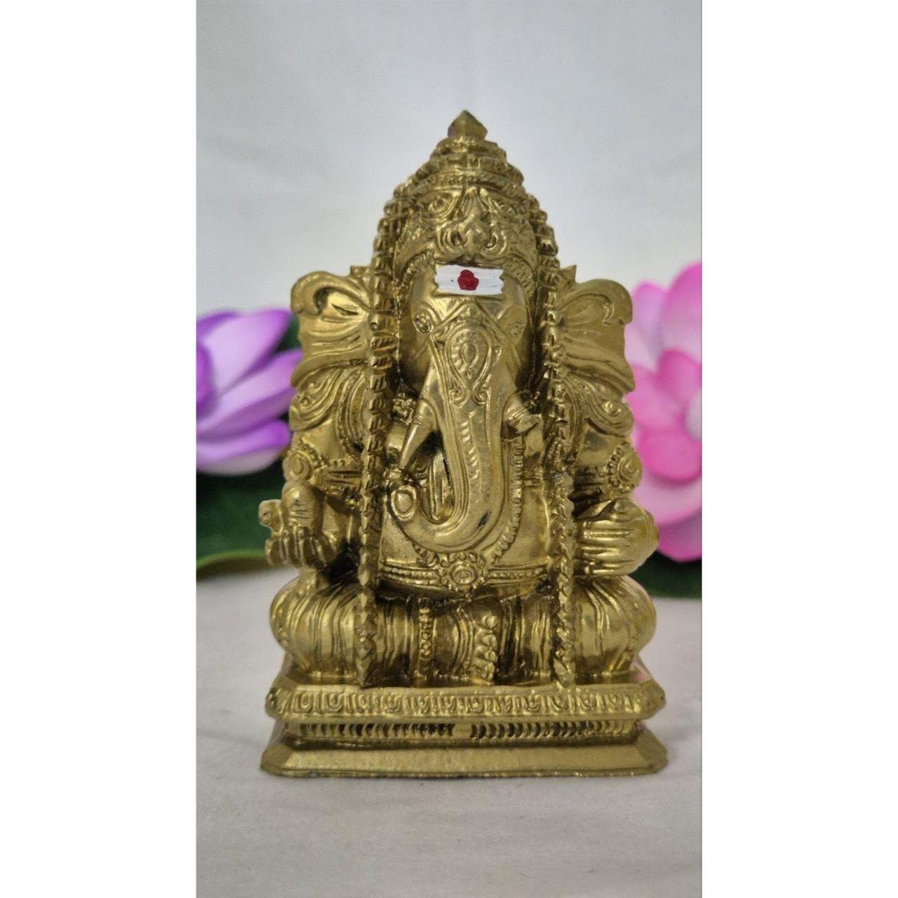 

New PILLAYARPATTI VINAYAGAR/KARPAGA VINAYAGAR/SRI Ganesha/GANPATI/PILLAYAR 9 cm