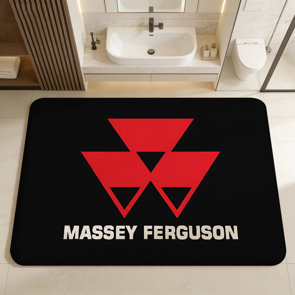 M-Massey F-Ferguson Rohožky Retro Více možností Obývací pokoj Kuchyňský koberec Protiskluzová Vstupní rohožka