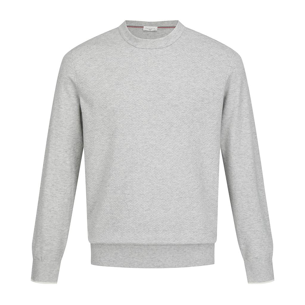 FERRAROMILANO Front Knit Round Knit L/Gray (Amsftsr30132)