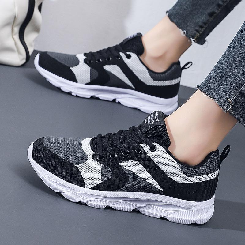 Neue atmungsaktive Freizeitschuhe aus Netzgewebe, große Größe, leichte Sportschuhe mit weicher Sohle, Laufschuhe für Studenten