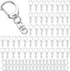 Zinc Alloy Car Keychain with Dog D-Ring and 8-Shape Rotating Buckle.