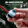 Multifunctional Rod Holder Fishing Rod Clips Fishing Rod Holder Fixer Clip for Various Sizes Fishing Pole