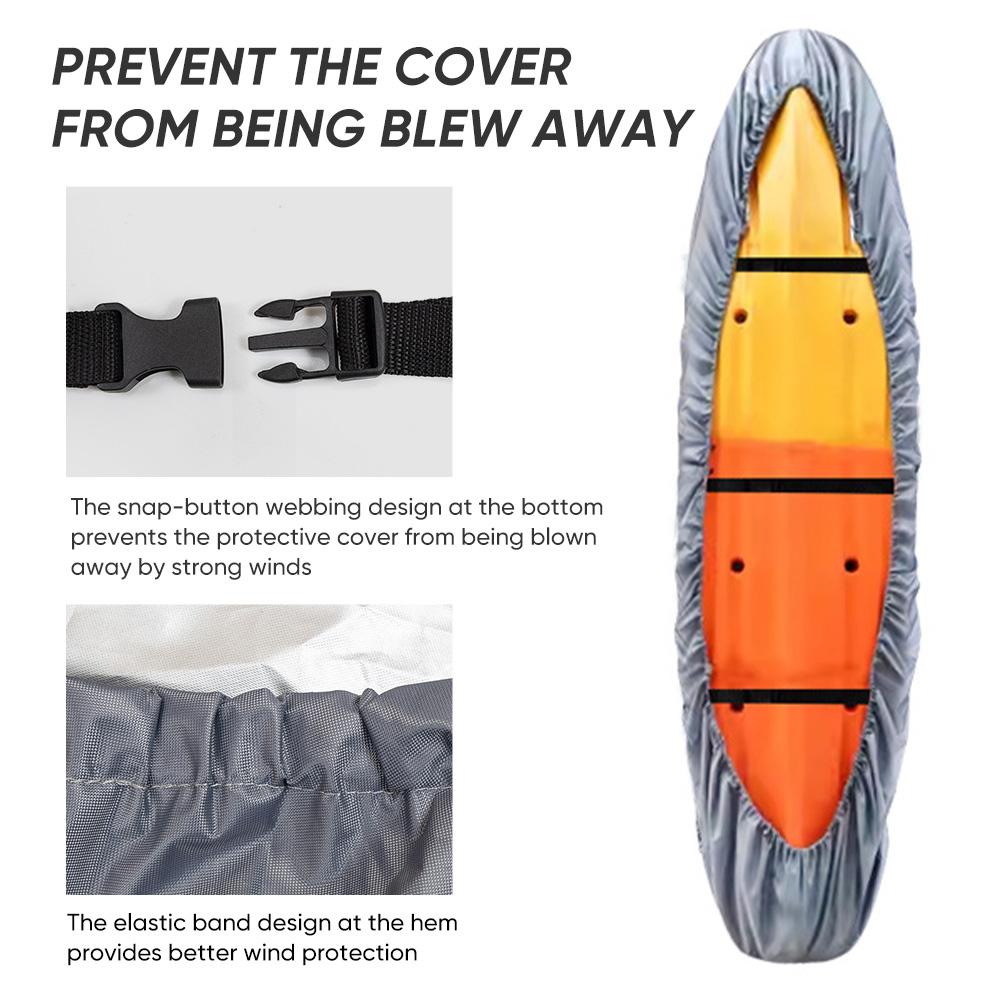Vodotěsný UV odolný kryt na kajak Odolný prachotěsný kryt na kanoe pro venkovní skladování