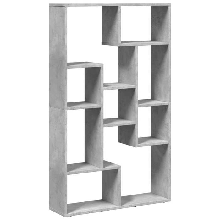VidaXL Bookcase Concrete Grey 72x20x120 Cm Engineered Wood, Shelf, Storage Shelf, Book Support, Shelf To 858159