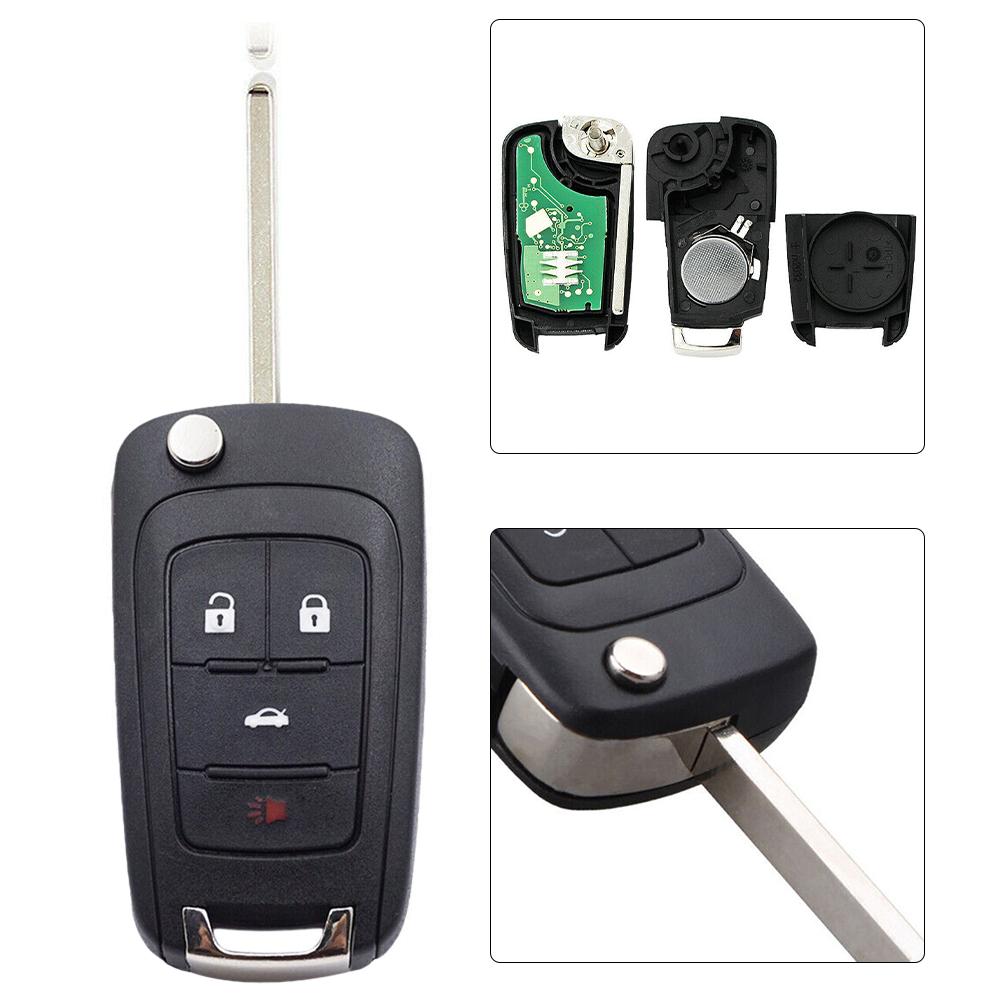 4 Button Car Remote Key Flip For Chevrolet For Cruze Keyless Entry High Quality