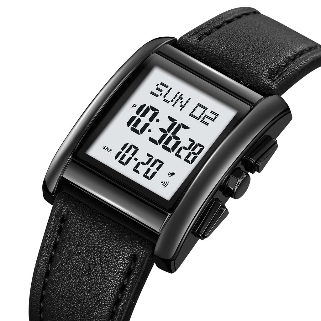   30 Meter Waterproof Multifunction Luminous Electronic Watch Dual Time Display Alarm ClockCelsiusCountdown TimerCelsiusSeconds Watch Luminous Dis