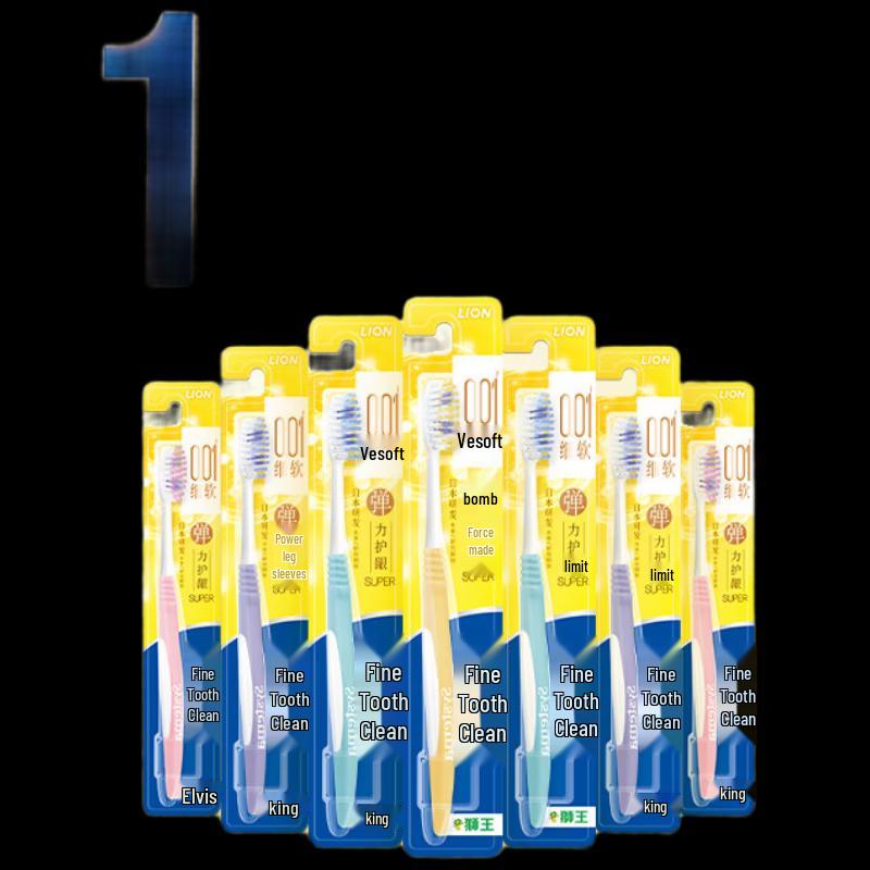 Lion Fine Tooth Clean 0.01 Gum Care Toothbrush