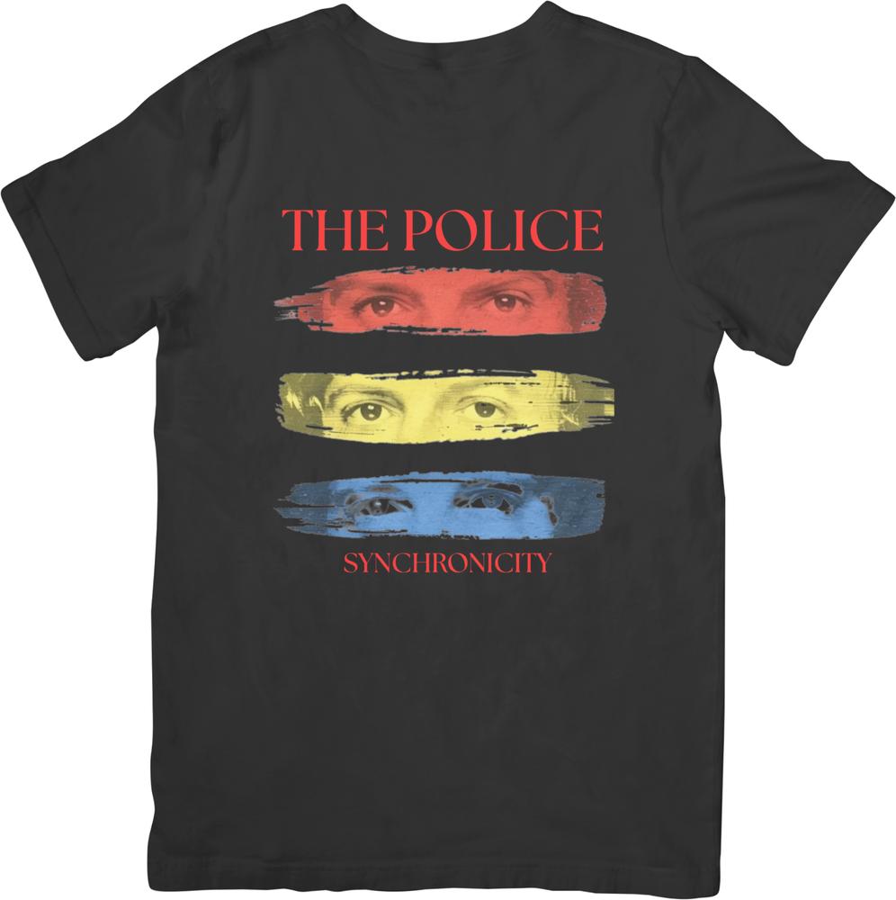 La collection Police Vintage Rétro Coupe pour Unisexe femmes T-shirts en Coton de Qualité