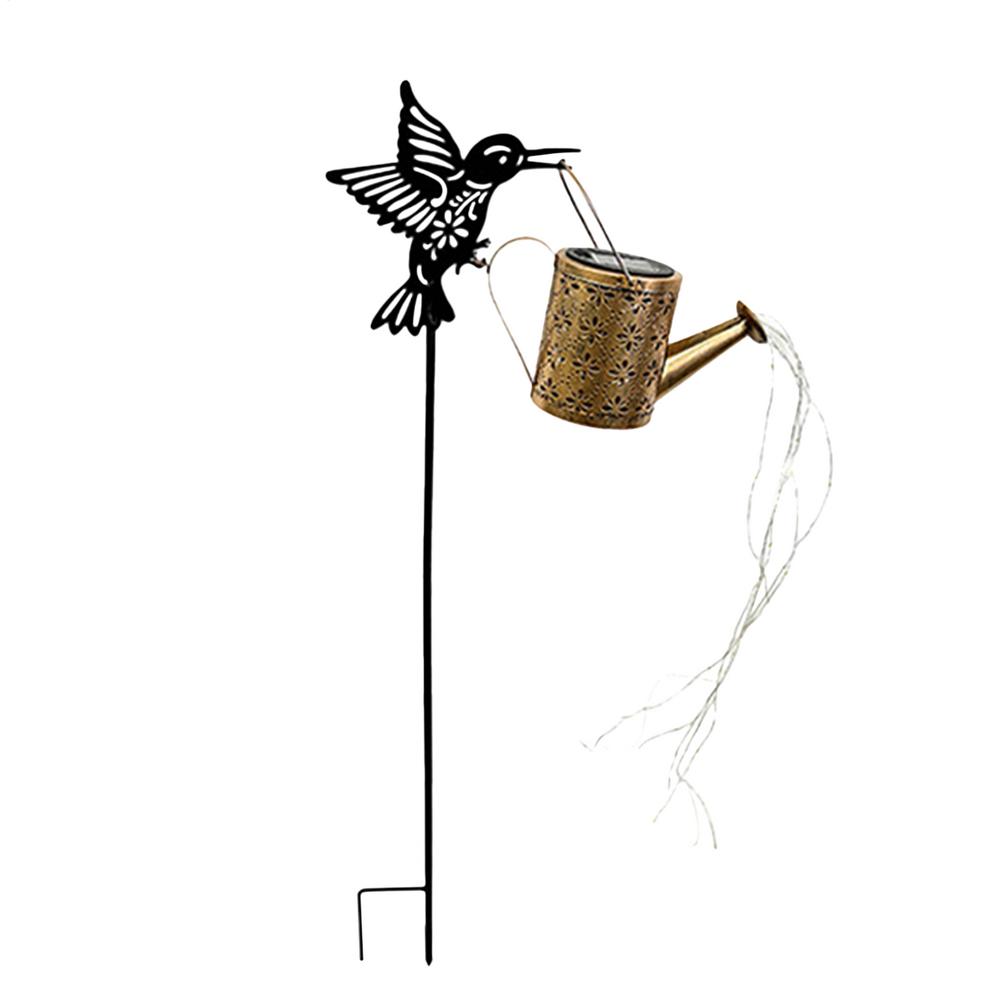 

Лейка Солнечный Свет Колибри Лейка Светодиодные Солнечные Фонари Водонепроницаемый Декор для Сада Атмосферное Освещение для Открытой Террасы