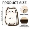Cute Cat Wooden Needle Storage Box Magnetic Sewing Pin Holder Wood Needle Organizer For Handmade Craft Home Use
