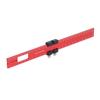 300mm Woodworking Scribing Ruler Aluminum Alloy Woodworking Pocket Slide Stop Marking Ruler