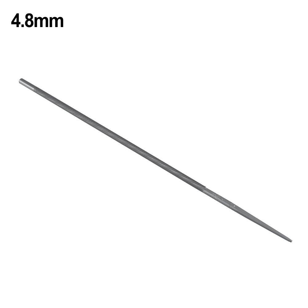 

Cutting Tools Chain Saw Files 200mm Length 3 Sizes Handle Double Pattern Middle Tooth Round Cross-sectional Shape