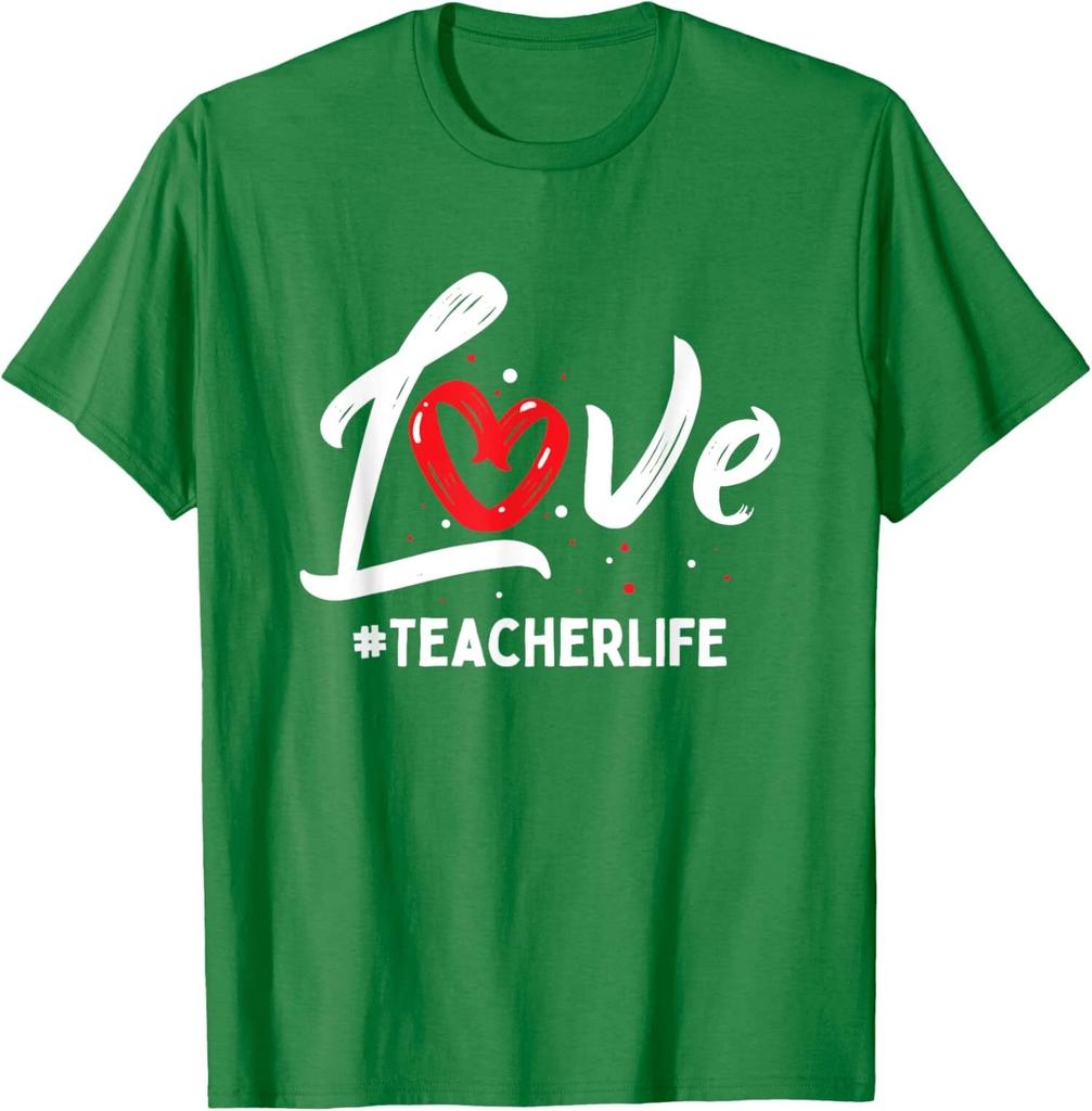 Teacher Life Love Cute Valentines Day Appreciation Unisex T-Shirt